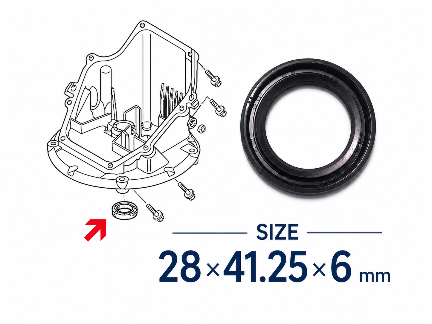 Honda 91202-ZL8-003 Oil Seal