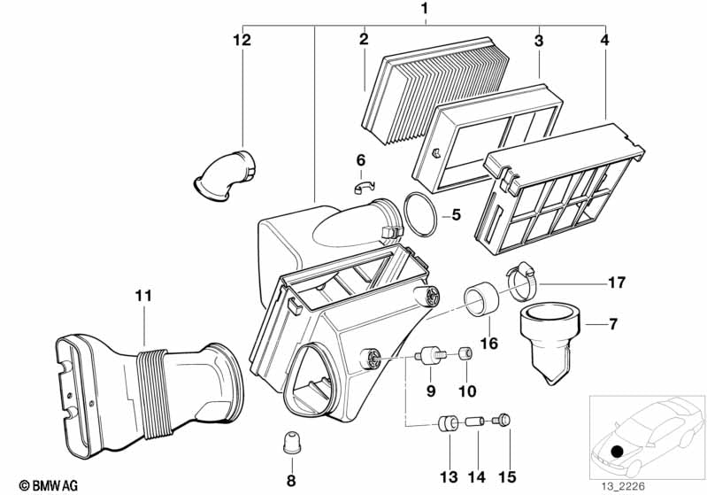 K&N 33-2231 High-Flow Air Filter