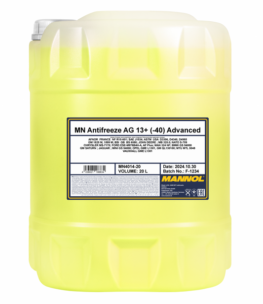 MANNOL Antifreeze AG13+ (-40°C) Advanced