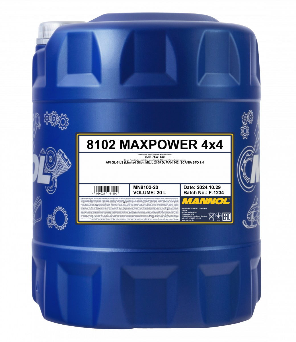 MANNOL Maxpower 75W-140 GL-5