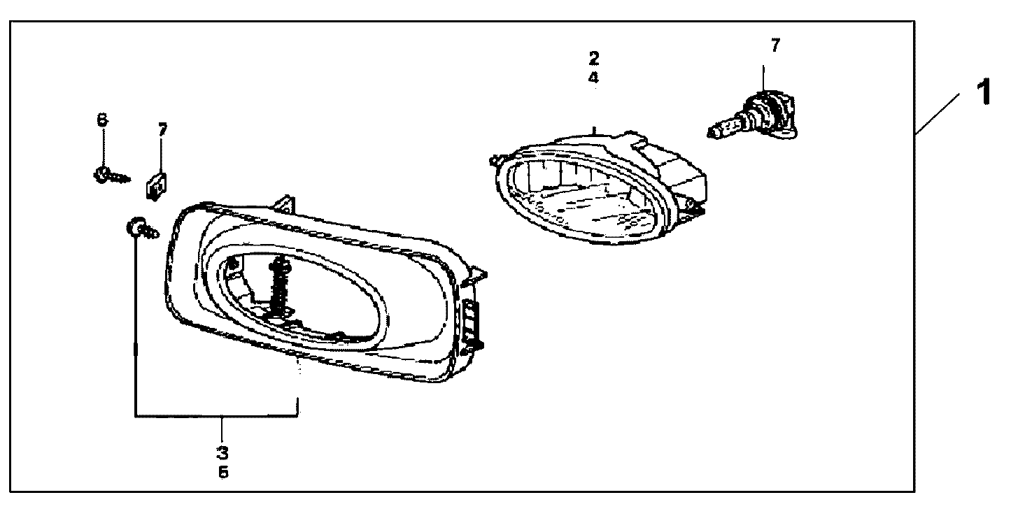 Honda 33165-SAA-003 Genuine Bulb (H11) (12V 55W) (Koito)