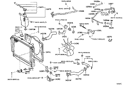 Toyota 16346-50010 Thermostat Gasket