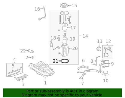 Toyota 77169-52010  Genuine  Fuel Pump Tank Seal