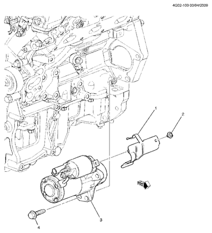 GM Genuine Parts 12608820 Starter Heat Shield