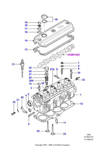 Bosch 0250202022   Duraterm Glow Plug Set 4