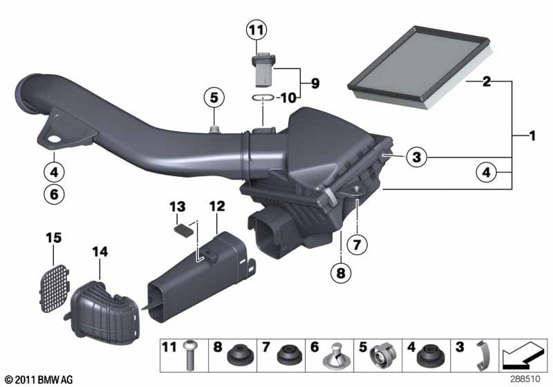 Bosch 0280218279 MAF Sensor
