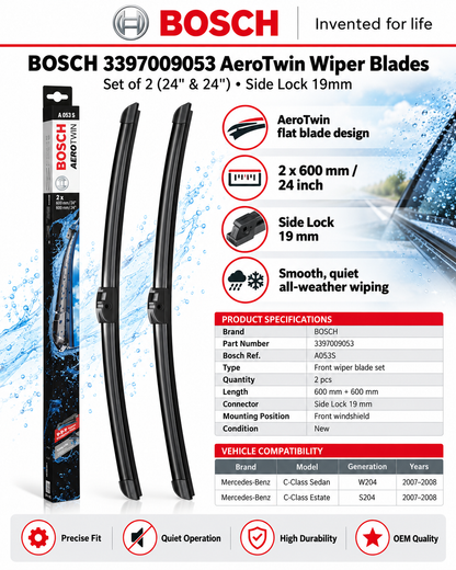 BOSCH 3397009053 AeroTwin Wiper Blades
