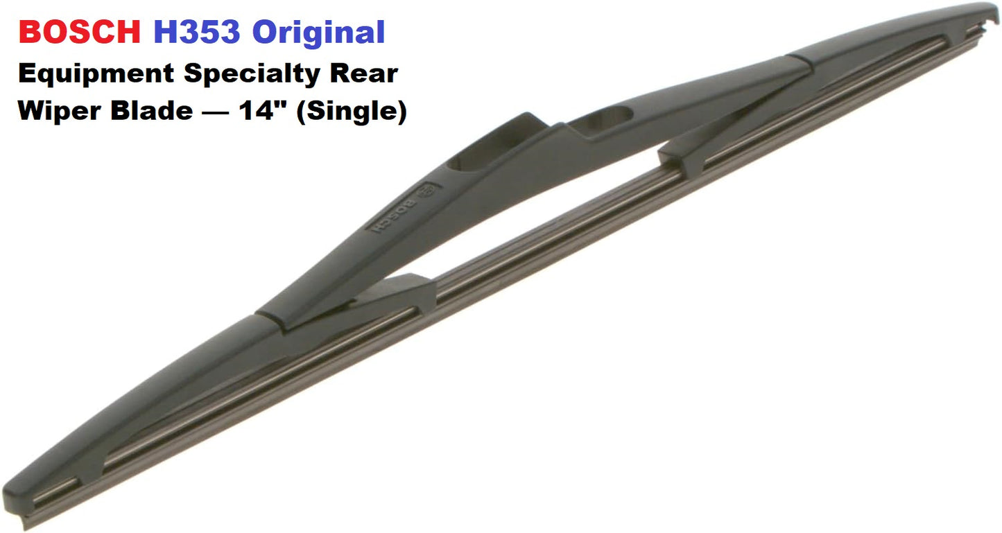 BOSCH H353 Original Equipment Specialty Rear Wiper Blade — 14" (Single)