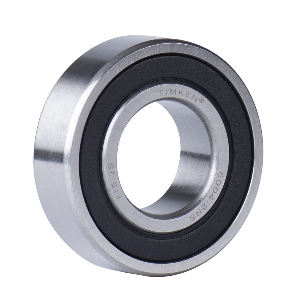 TIMKEN 6004-2RS Double Rubber Seal Bearings — 20x42x12 mm (Pack of 2)
