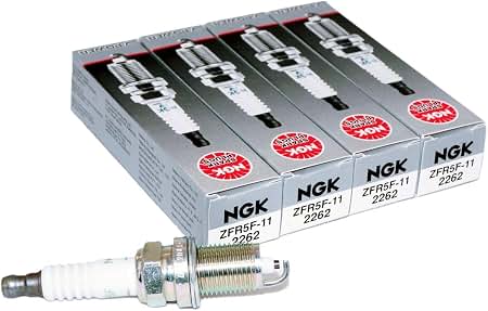 NGK ZFR5F-11 V-Power Spark Plugs — Box of 4