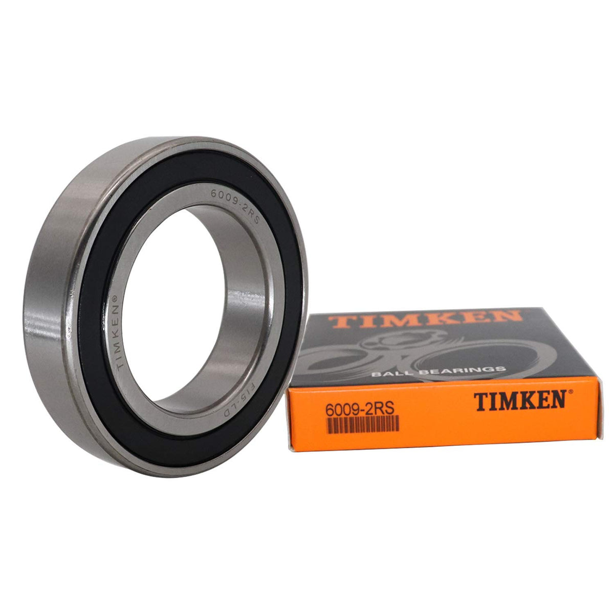 TIMKEN 6009-2RS Double Rubber Seal Bearings— 45x75x16mm (2PACK )