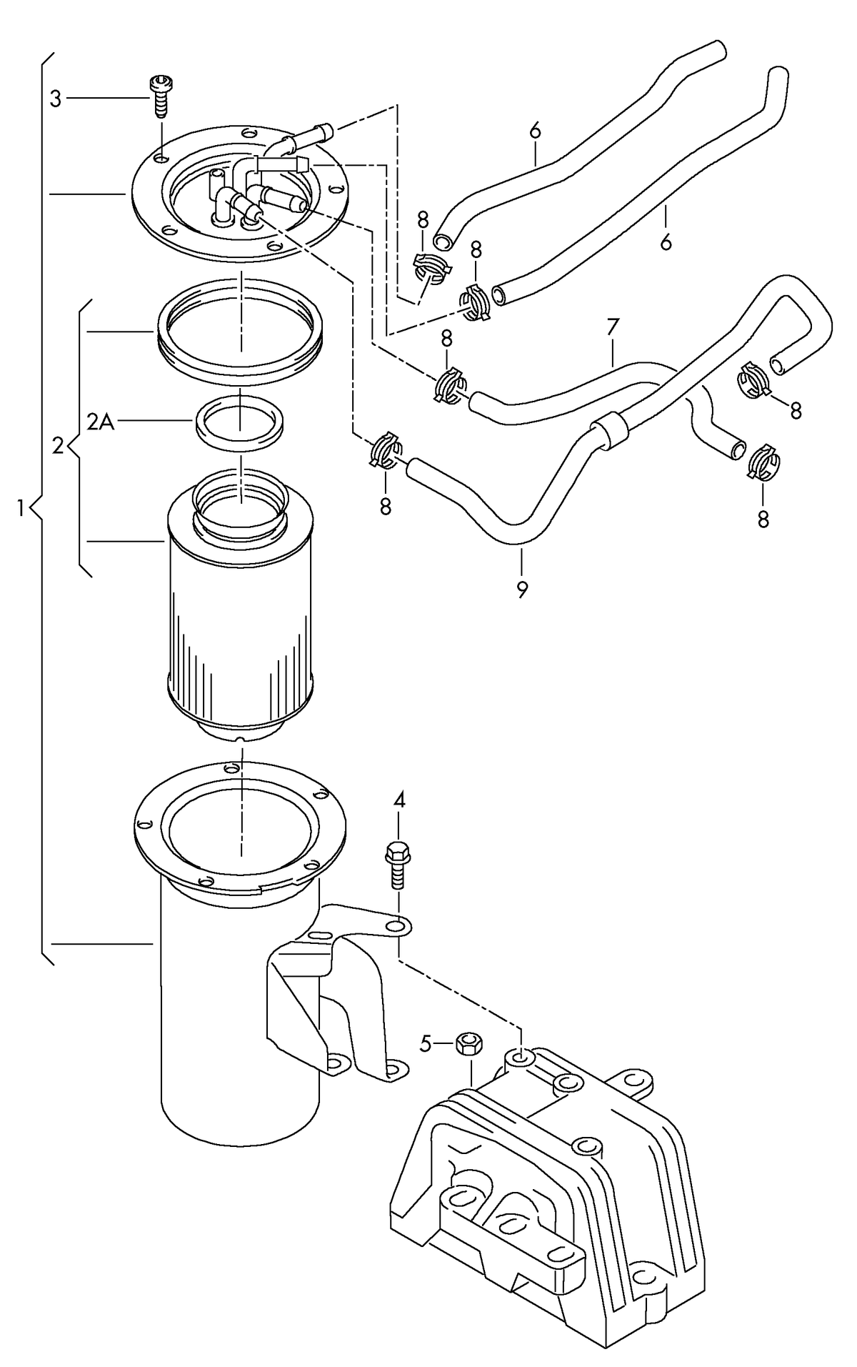 Mann Filter PU 825 X Fuel Filter Element