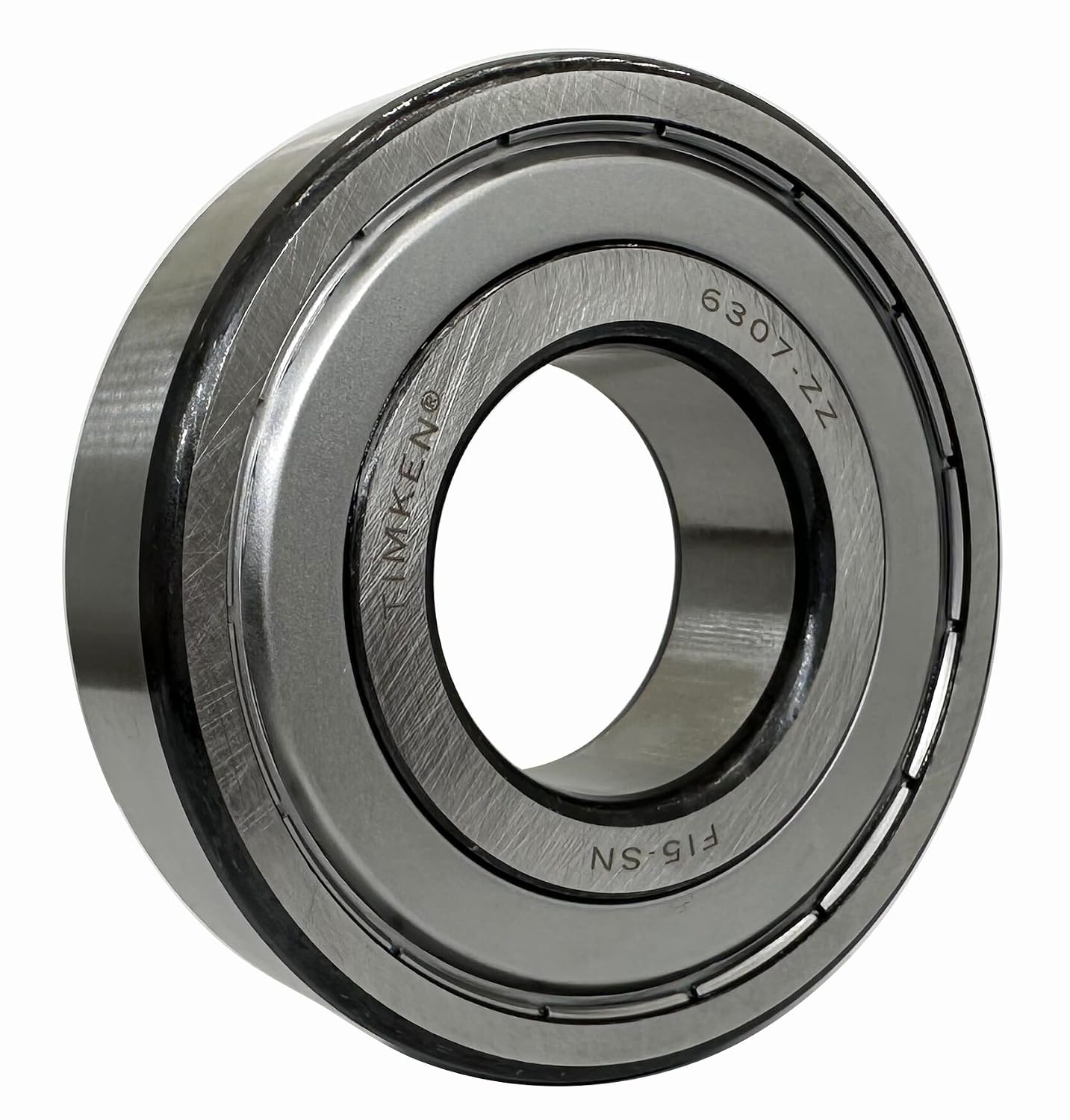 TIMKEN 6307-ZZ 2 Pcs Double Metal Seal Bearings 35x80x21mm, Pre-Lubricated and Stable Performance and Cost Effective, Deep Groove Ball Bearings.
