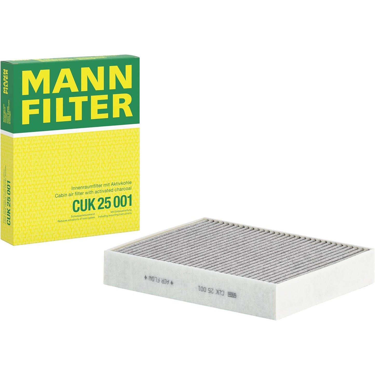 MANN-FILTER CUK 25 001 Cabin Air Filter with Activated Carbon