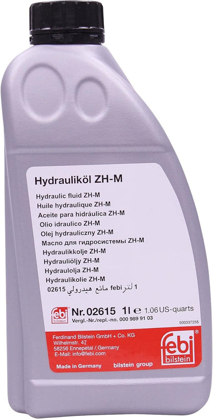 febi bilstein 02615 Hydraulic Fluid for hydropneumatic Suspension and Level Control System, Pack of one