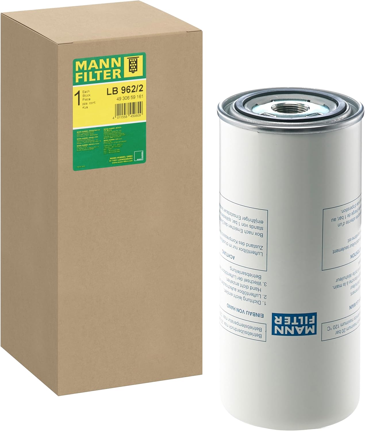 MANN-FILTER LB 962/2 Compressed Air-Oil Separation