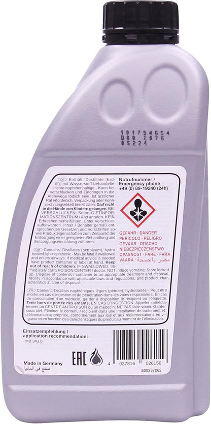febi bilstein 02615 Hydraulic Fluid for hydropneumatic Suspension and Level Control System, Pack of one