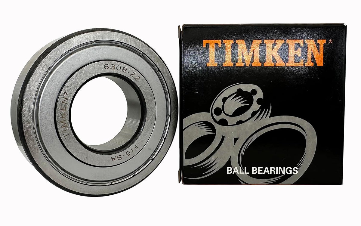 TIMKEN 6308-ZZ Double Metal Seal Bearings (Pack of 2)