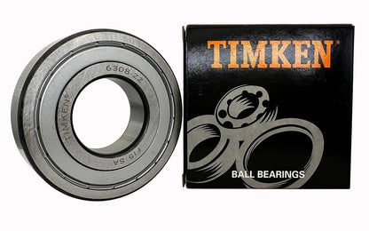 TIMKEN 6308-ZZ Double Metal Seal Bearings (Pack of 2)