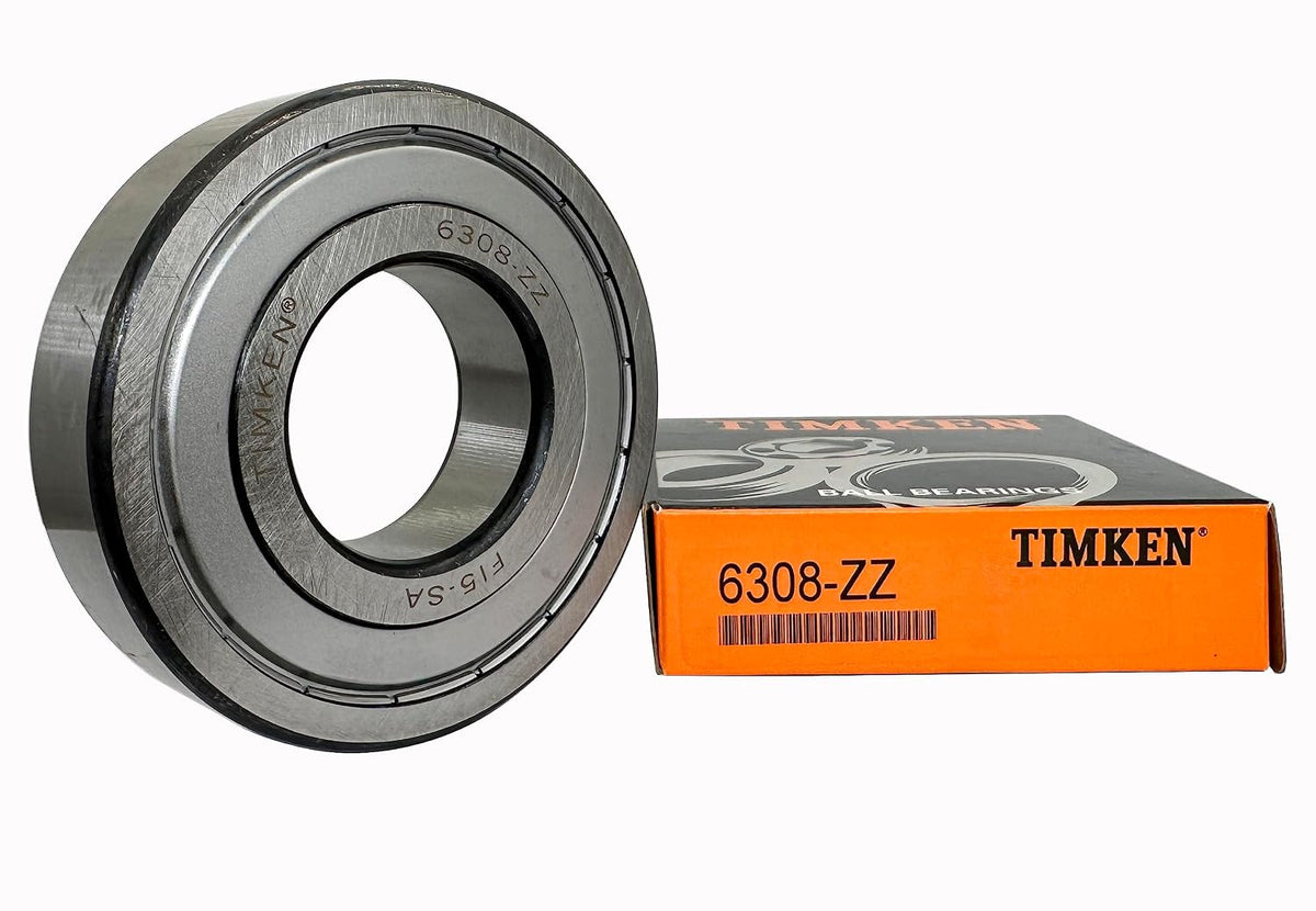 TIMKEN 6308-ZZ Double Metal Seal Bearings (Pack of 2)