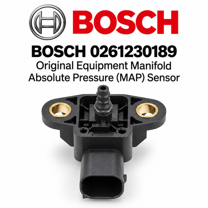 BOSCH 0261230189 Original Equipment Manifold Absolute Pressure (MAP) Sensor