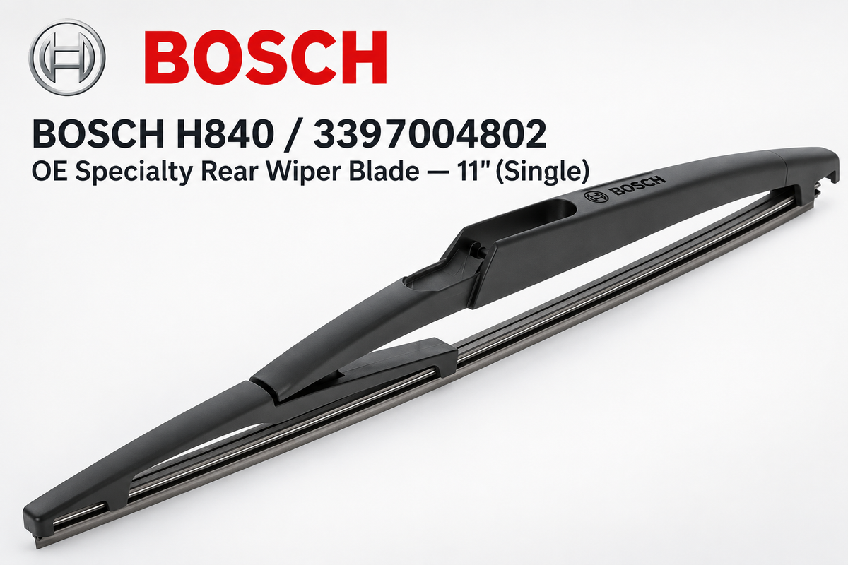  BOSCH H840 / 3397004802 OE Specialty Rear Wiper Blade — 11" (Single) 