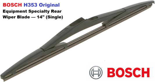 BOSCH H353 Original Equipment Specialty Rear Wiper Blade — 14" (Single)