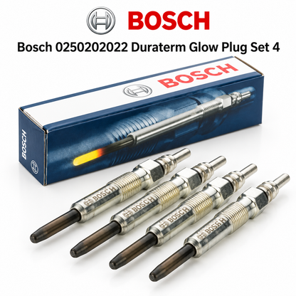 Bosch 0250202022   Duraterm Glow Plug Set 4