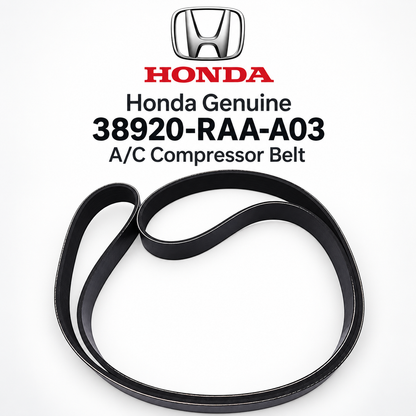 Honda Genuine 38920-RAA-A03 A/C Compressor Belt