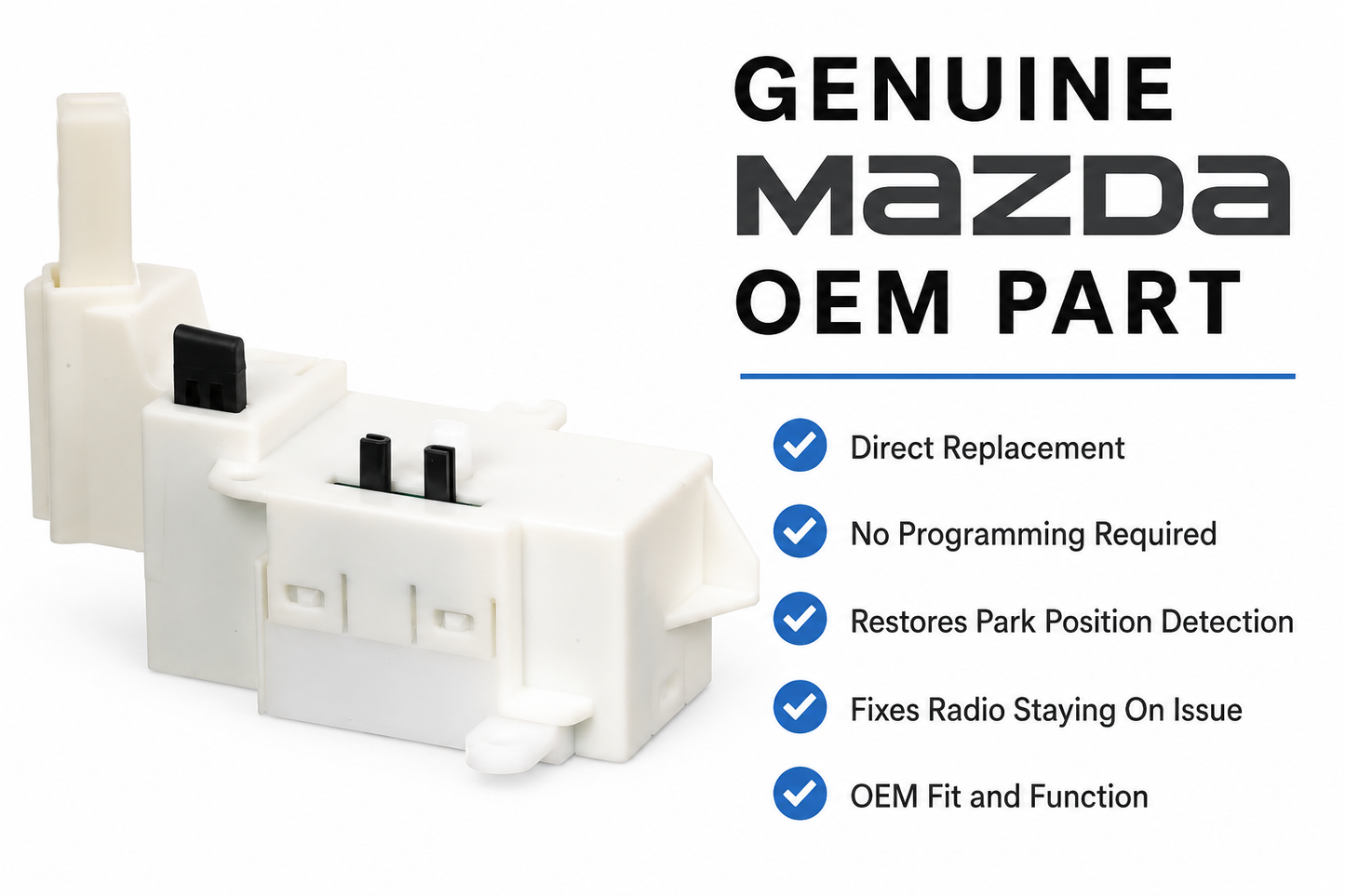 Genuine OEM Mazda AT Shifter Switch KDY0-46-040 – Fits 2013–2014 CX-5 & 2014 Mazda6 (Gate-Type Automatic)
