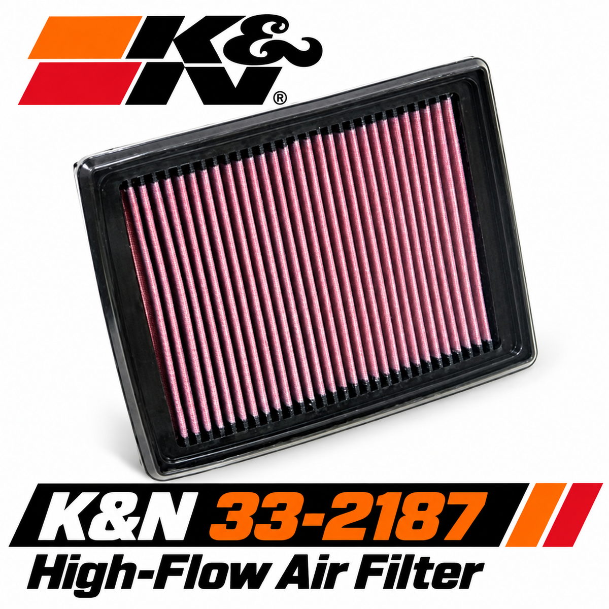 K&N 33-2187 High-Flow Air Filter