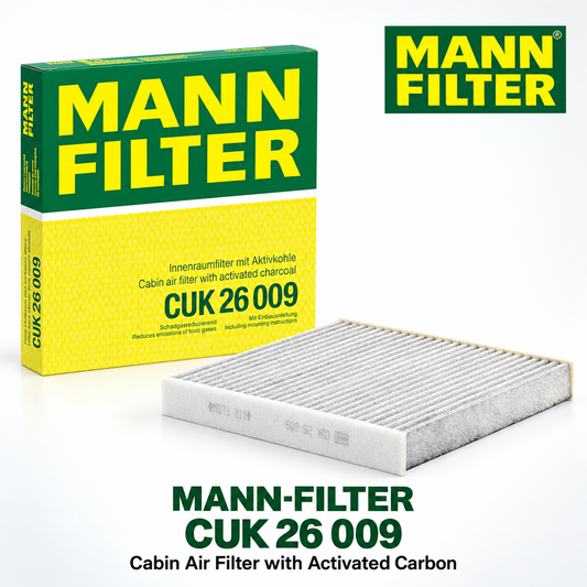 MANN-FILTER CUK 26 009 Cabin Air Filter with Activated Carbon 
