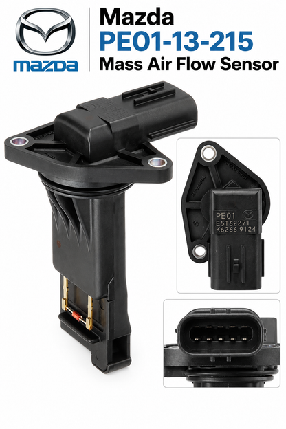 Mazda PE01-13-215  Genuine  Mass Air Flow Sensor