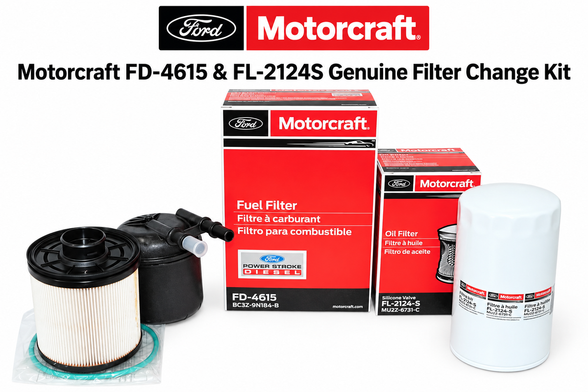 Motorcraft FD-4615 & FL-2124S   Genuine  Filter Change Kit