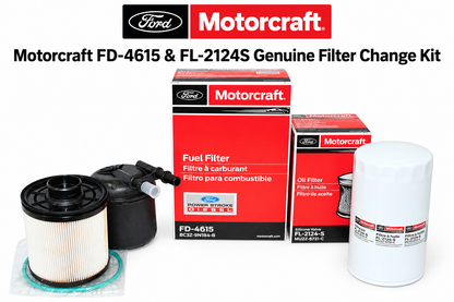 Motorcraft FD-4615 & FL-2124S   Genuine  Filter Change Kit