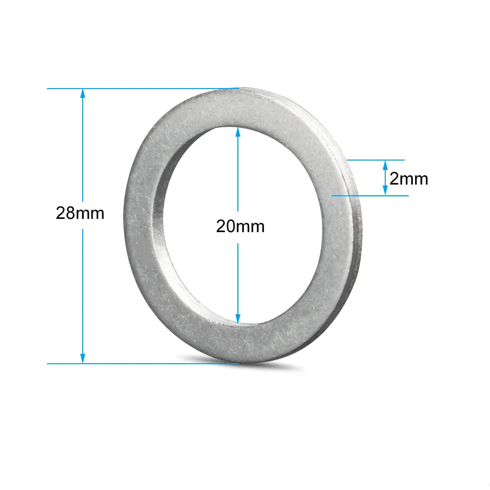 Honda Genuine OEM Rear Differential Drain/Fill Plug Washers (20mm), Bag of 10-94109-20000