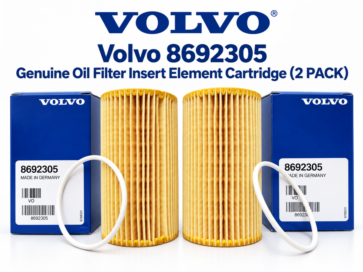 Volvo 8692305  Genuine  Oil Filter Insert Element Cartridge (2 PACK)