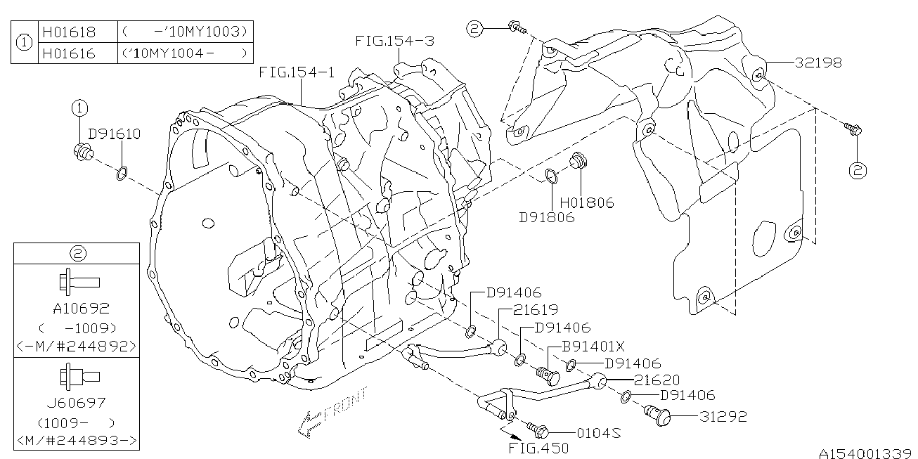 Subaru 803918060  Genuine  Drain Plug Gasket