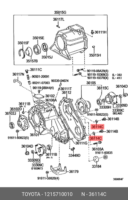 Toyota 12157-10010 Steel Washer — Genuine OEM Part