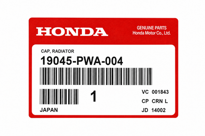 Honda 19045-PWA-004 Genuine Radiator Cap