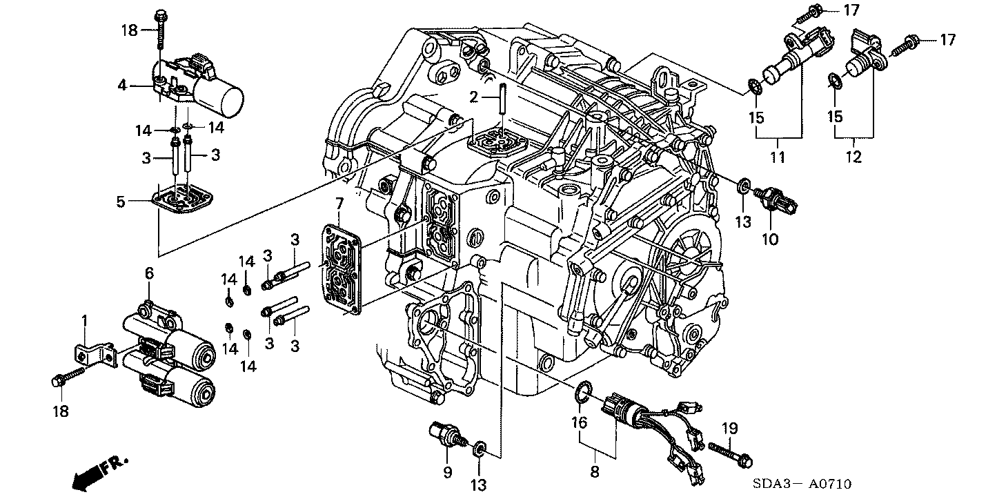 Honda 28600-RCL-004 Genuine  Automatic Transmission Oil Pressure Switch