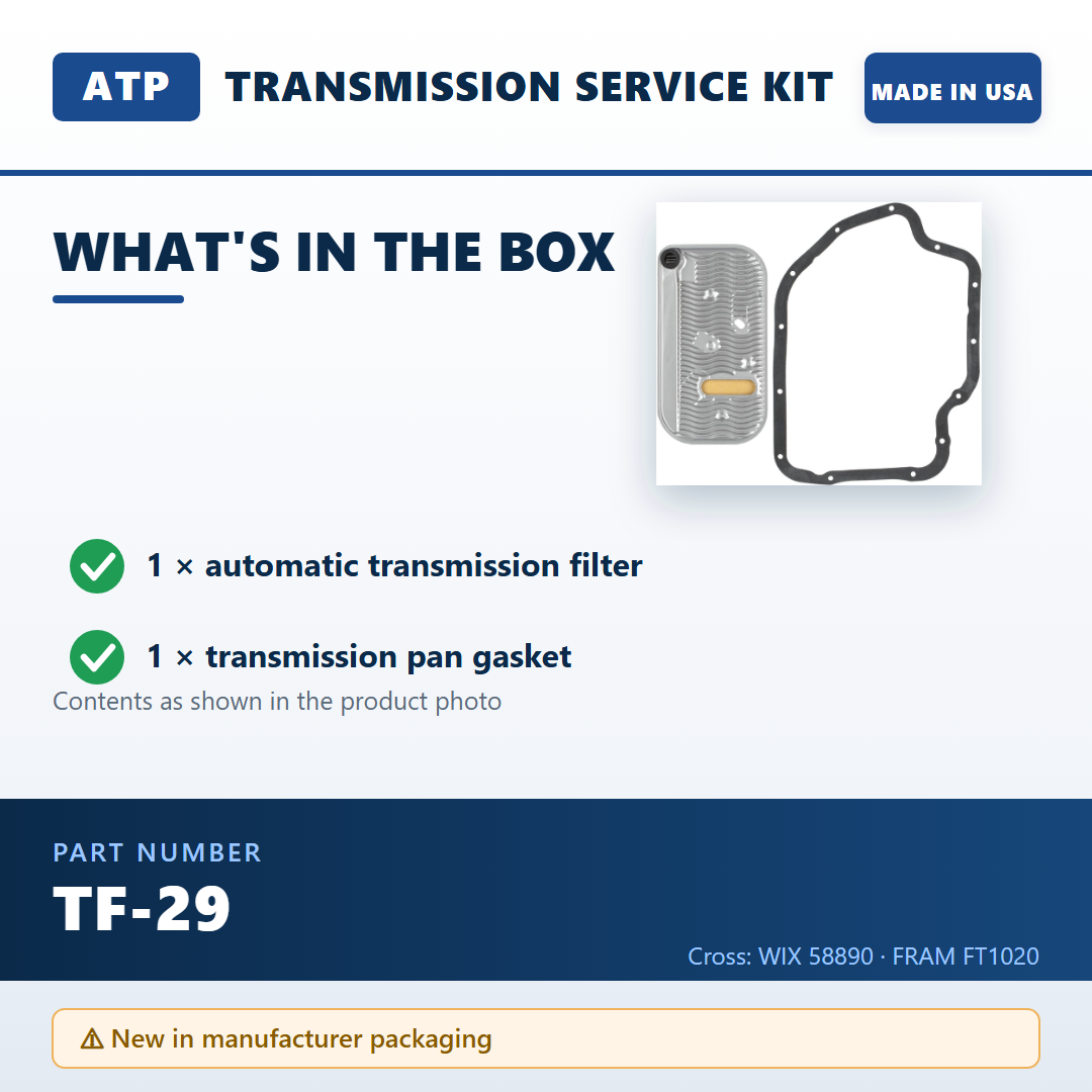 ATP TF-29 — package contents infographic