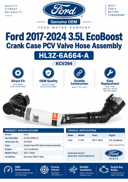 Ford HL3Z-6A664-A (Motorcraft KCV-294) PCV Valve