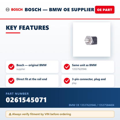 Bosch 0261545071 — key features infographic