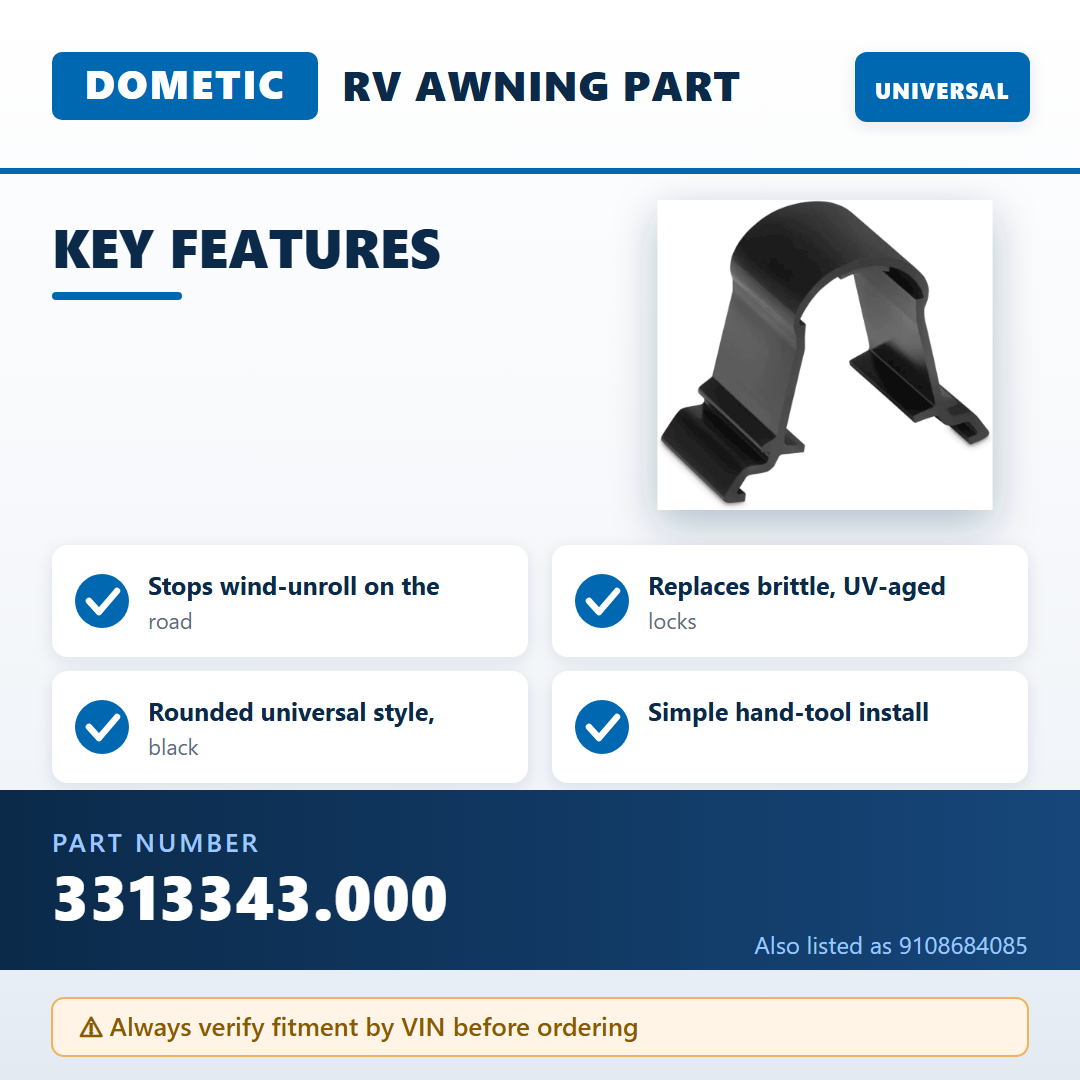 Dometic 3313343.000 — key features infographic