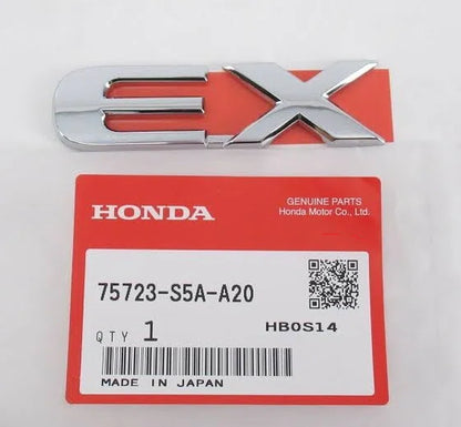 Genuine Honda Accessories 75723-S5A-A20 Trunk EX Emblem