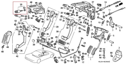 Honda Genuine (35710-SE3-A01) Clutch Switch Assembly