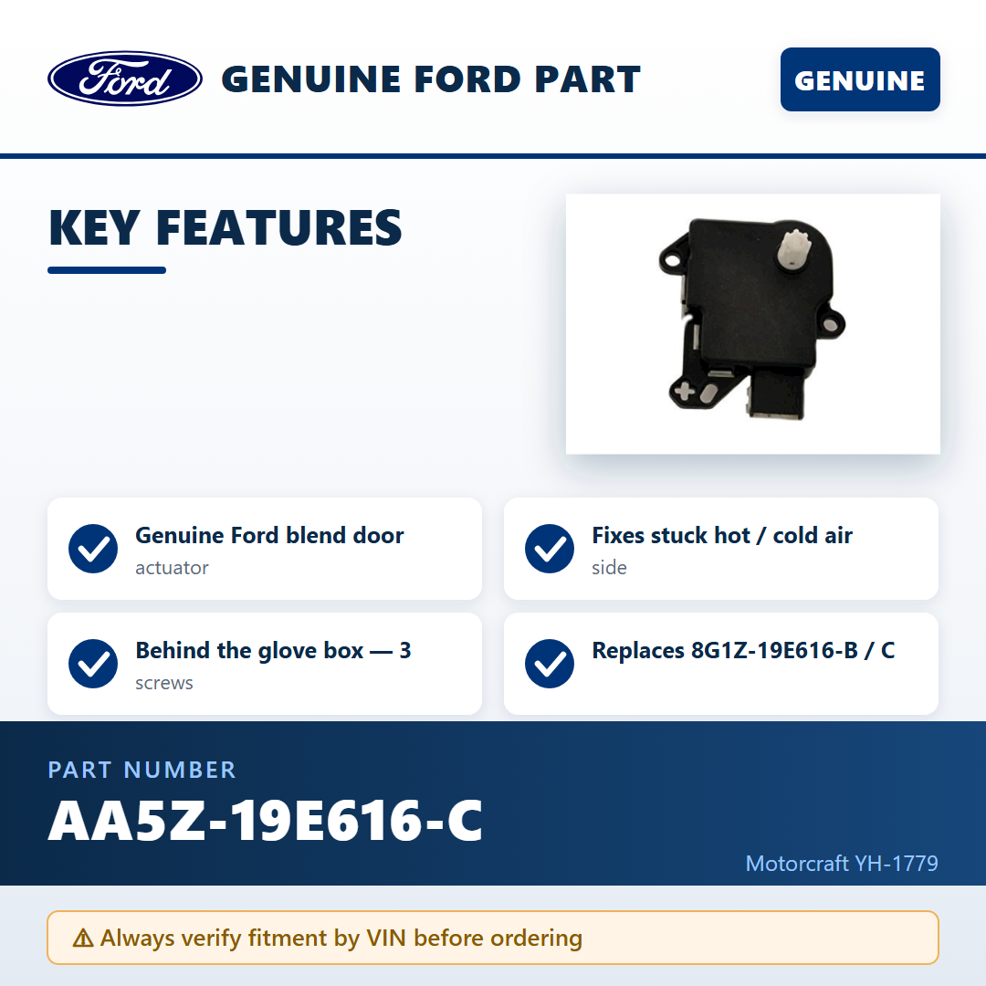 Ford AA5Z-19E616-C — key features infographic
