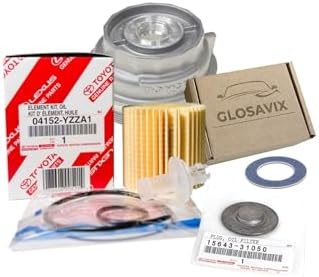 GLOSAVIX Oil Filter Housing Service Kit – Toyota/Lexus 3.5L V6 (04152-YZZA1 + Metal Cap 15620-31060) — product photo 3