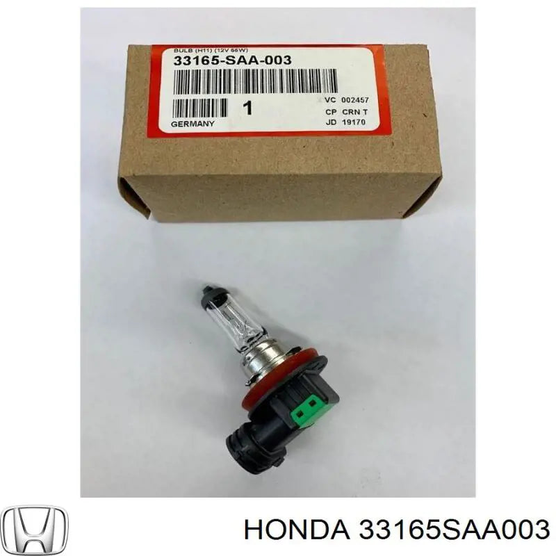 Genuine Honda 33165-SAA-003 Bulb (H11) (12V 55W) (Koito)